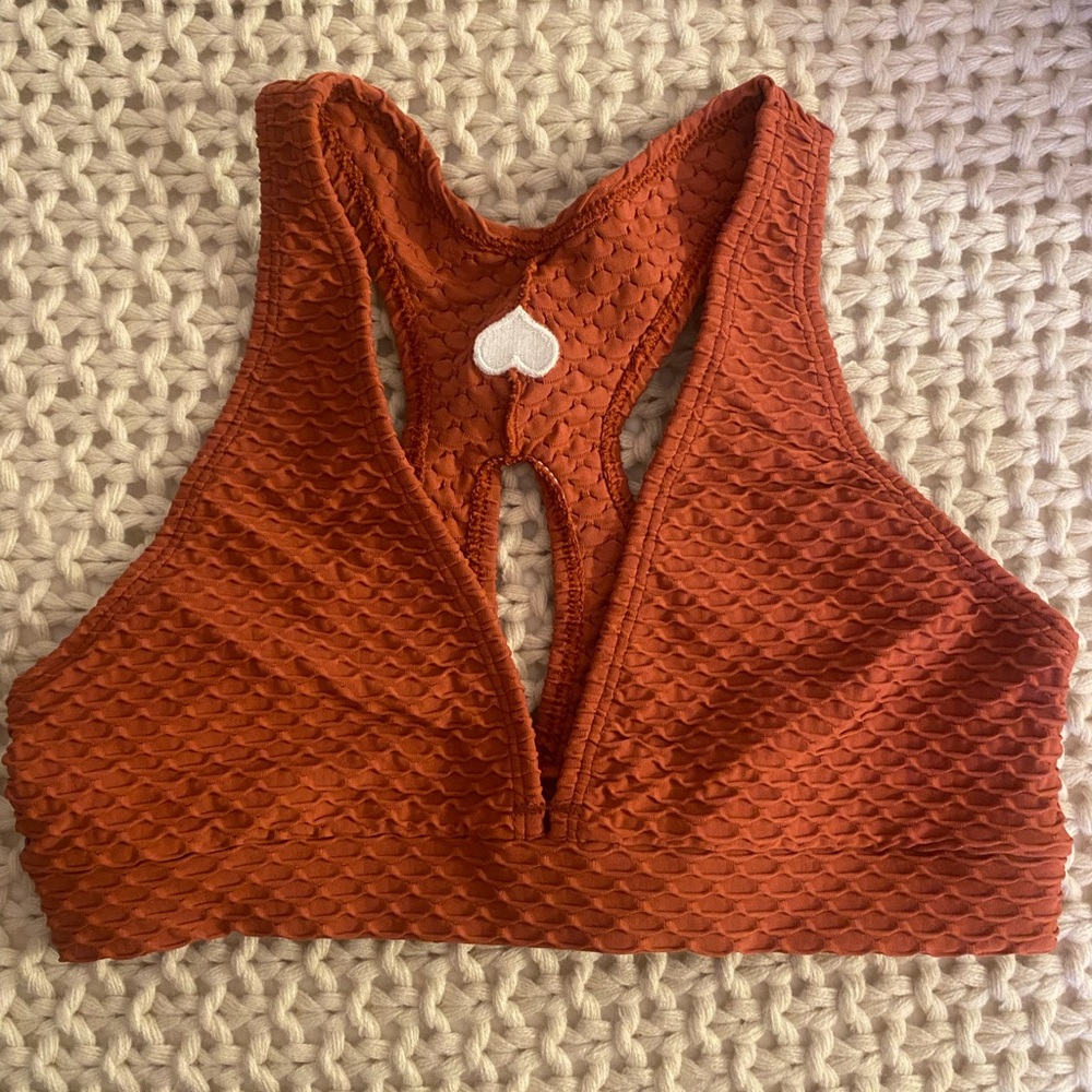 Booty by Brabants sports bra-v canella croco